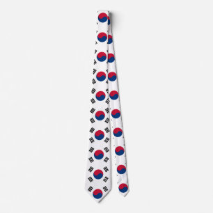 South Korea flag Neck Tie