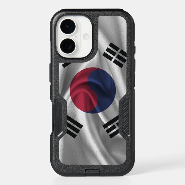 South Korea Flag Otterbox iPhone Case (Back)
