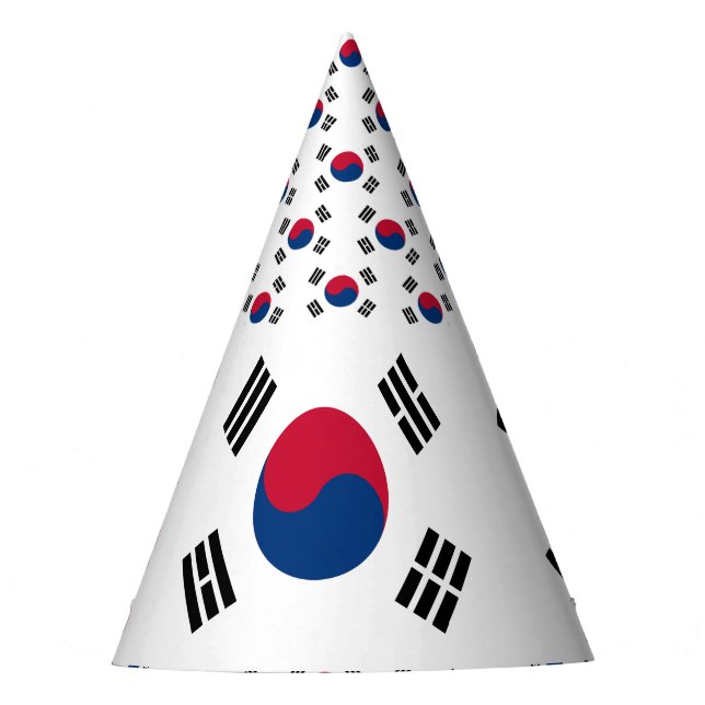 South Korea flag Party Hat (Front)