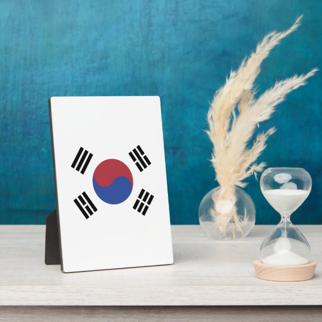 South Korea flag Plaque (Side)