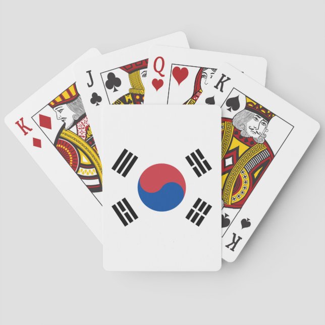 South Korea Flag Poker Cards (Back)