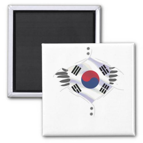 South korea flag proud magnet