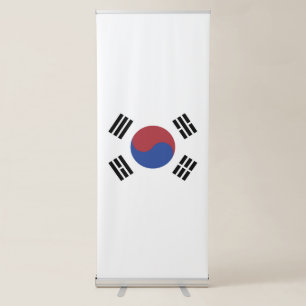 South Korea flag Retractable Banner