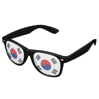 South Korea Flag Retro Sunglasses