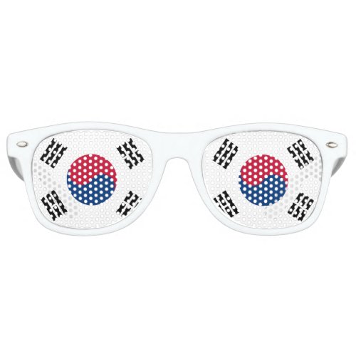 South Korea flag Retro Sunglasses
