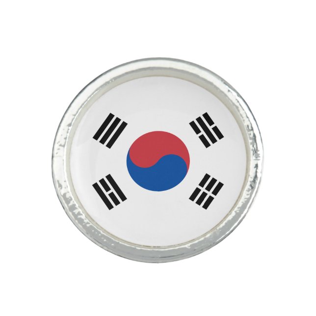 South Korea Flag Ring (Front)