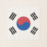 South Korea Flag Scarf<br><div class="desc">Patriotic flag of South Korea.</div>