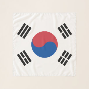 South Korea Flag Scarf