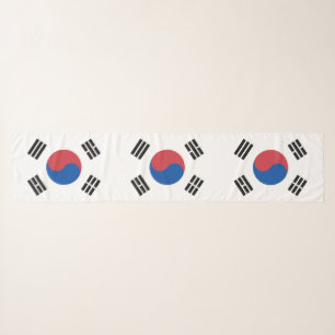 South Korea Flag Scarf