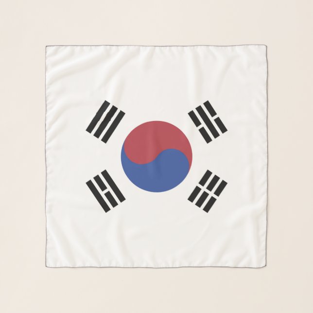 South Korea flag Scarf (Front)