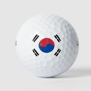 South Korea Flag South Korean Patriotic Golf Balls