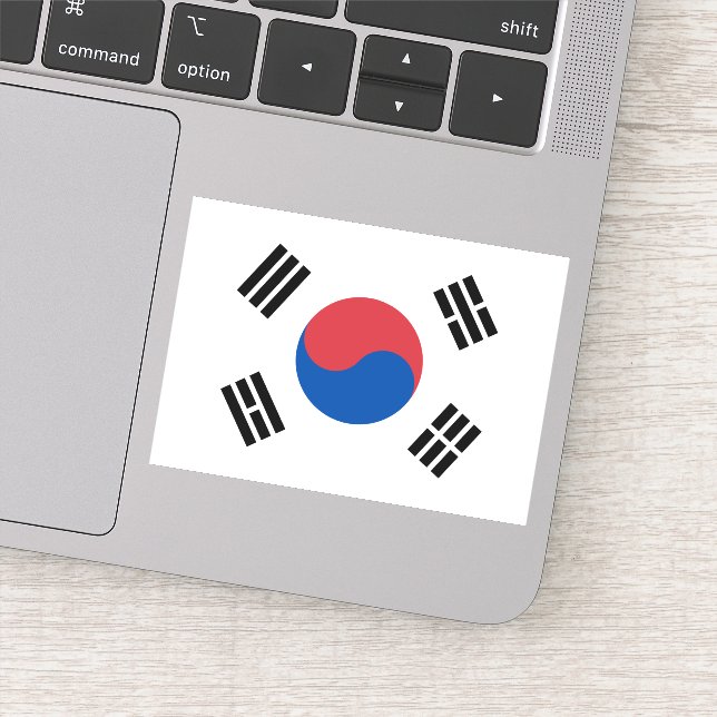 South Korea Flag South Korean Patriotic Sticker (Detail)