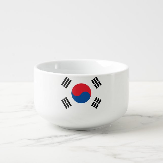 South Korea Flag Stainless Soup Mug (Front)