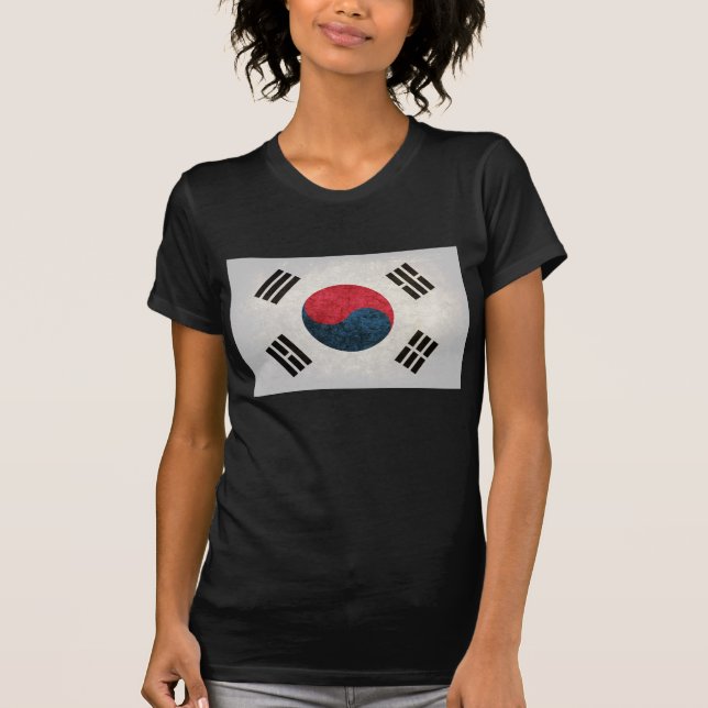 South Korea Flag; T-Shirt (Front)