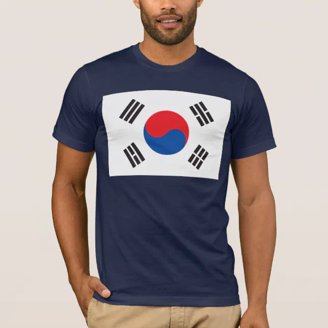 South Korea Flag Tshirt Zazzle