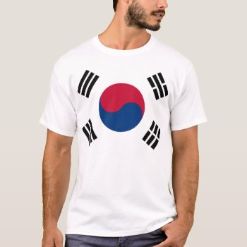 South Korea Flag T-shirt by allworldtees at Zazzle
