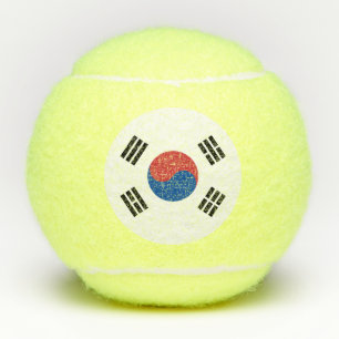 South Korea Flag Tennis Balls
