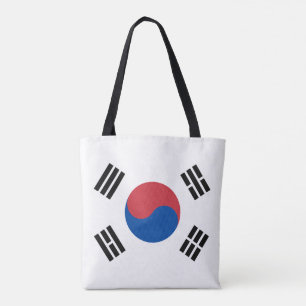 South Korea Flag Tote Bag