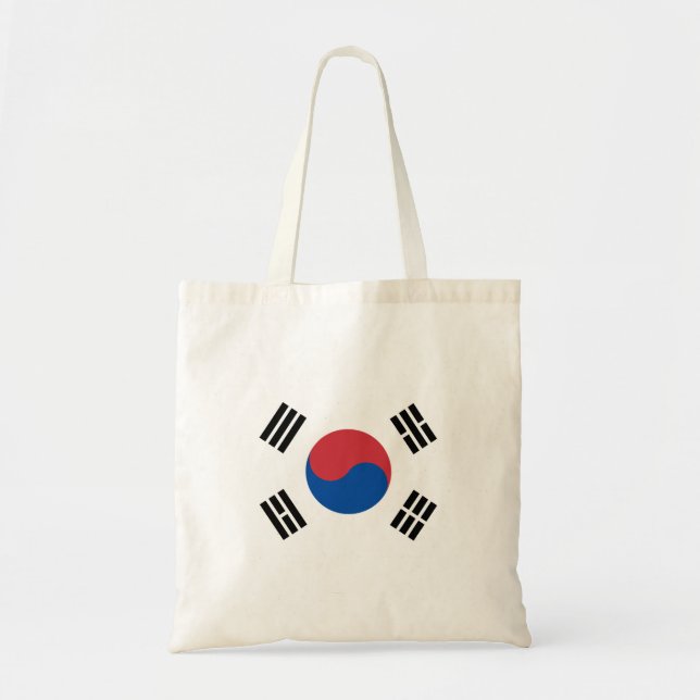 South Korea Flag Tote Bag (Front)