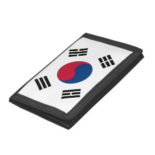 South Korea flag Tri-fold Wallet