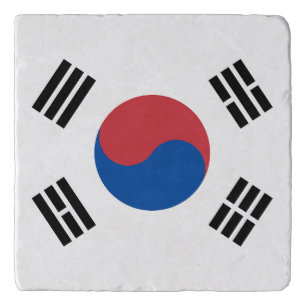 South Korea Flag Trivet