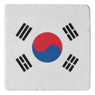 South Korea Flag Trivet