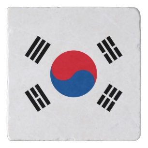 South Korea Flag Trivet