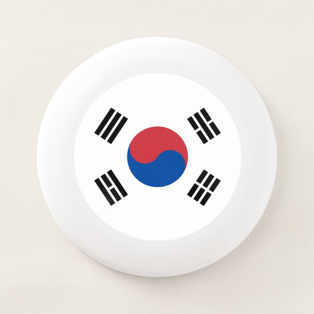 South Korea Flag Wham-O Frisbee (Front)