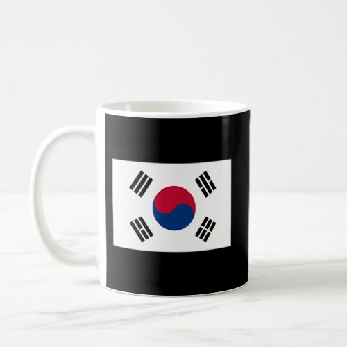 South Korea Flag With Korean National Colors Coffee Mug
