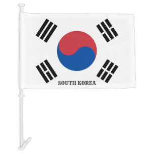 South Korea Flag Wonderful Patriotic Car Flag