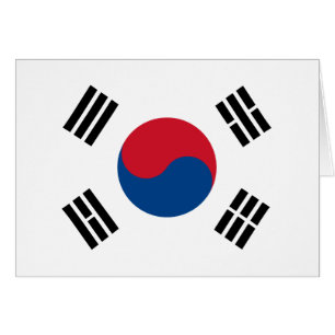 South Korea flag - Yin Yang
