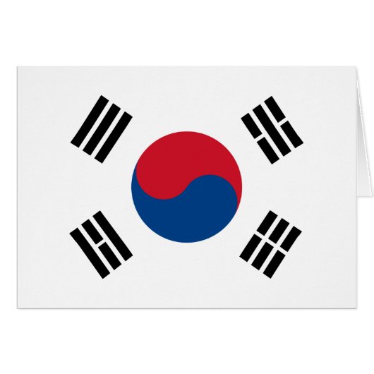 South Korea flag - Yin Yang (Front Horizontal)