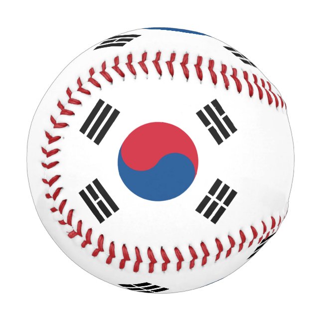 South Korea flag - Yin Yang Baseball (Front Left)