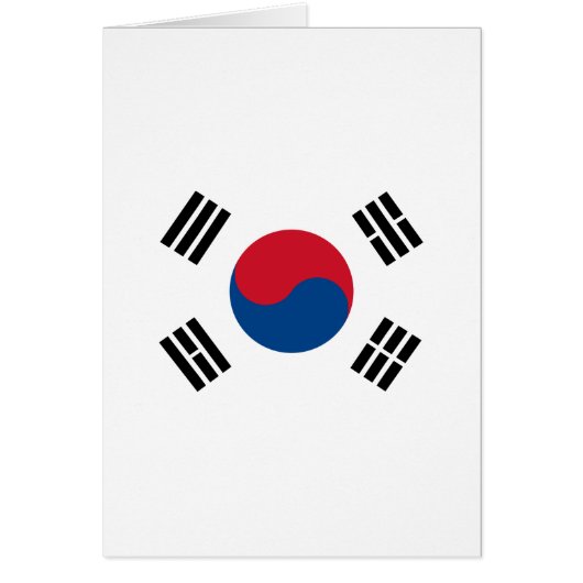 South Korea flag - Yin Yang Cards (Front)