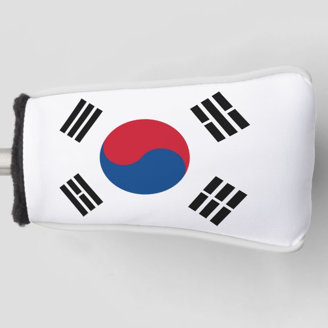 South Korea flag - Yin Yang Golf Head Cover (Front)