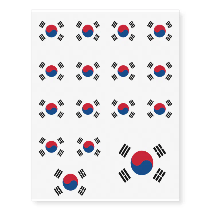 korean flag tattoo