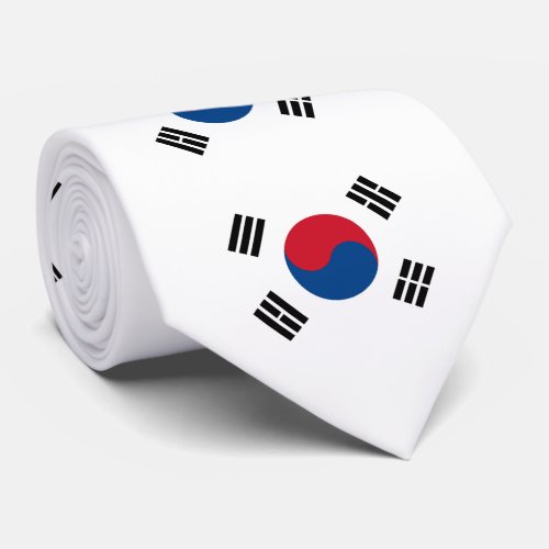 South Korea flag _ Yin Yang Tie