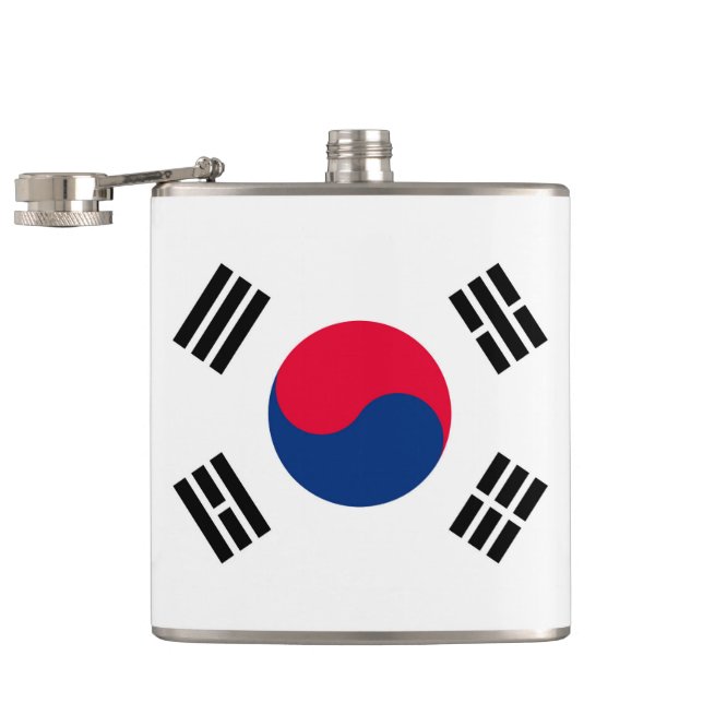 South Korea Flask (Opened)