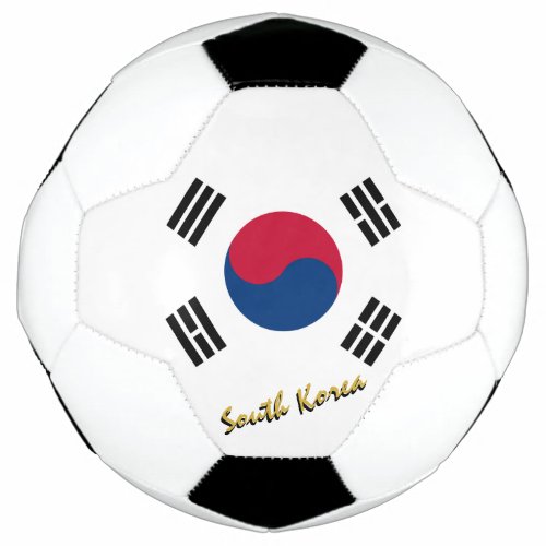 South Korea Football  Korean Flag  Sport Soccer Ball