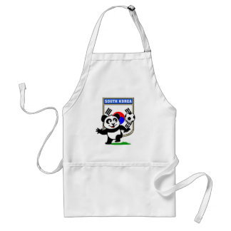 South Korea Football Panda Adult Apron