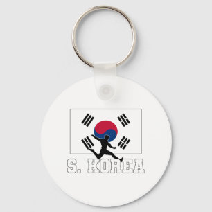 South Korea Football Soccer Team Keychain