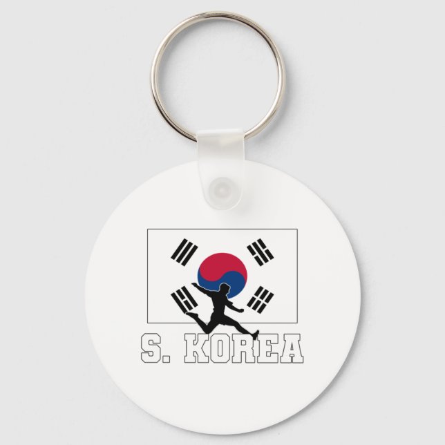 South Korea Football Soccer Team Keychain (Front)