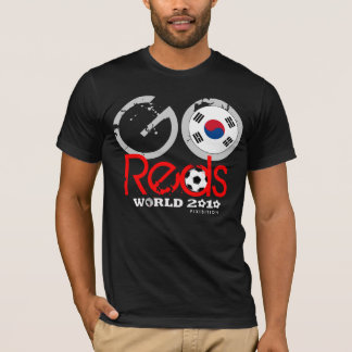 South Korea Go Reds World Cup Black T-Shirt