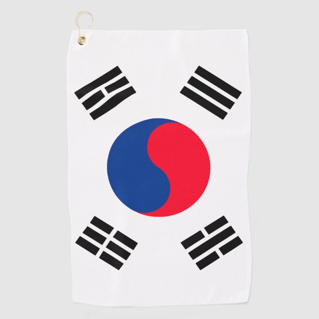 South Korea Golf Towel (Front)