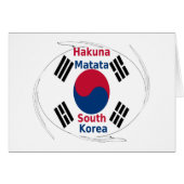South Korea Hakuna Matata (Front Horizontal)