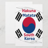 South Korea Hakuna Matata (Front/Back)
