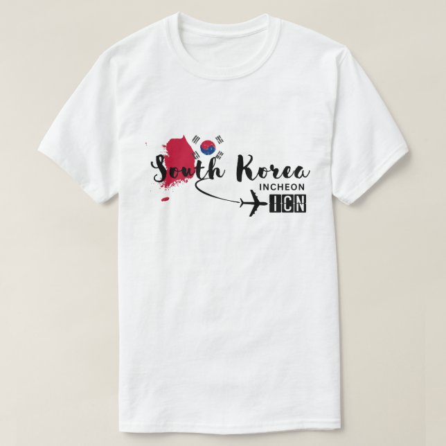 South Korea ICN Airport Code T-Shirt (Design Front)