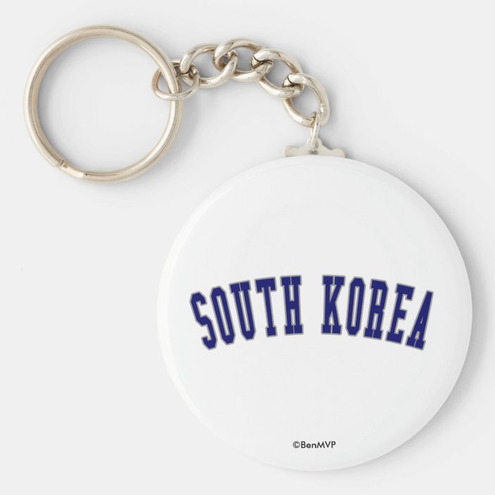 South Korea Keychain