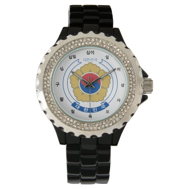 South Korea & Korean flag fashion / Sino Korean Watch (Front)