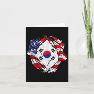 South Korea Love South Korea Pride Korean Patriot Card